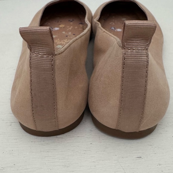 Lucky Brand Destrien 2 Leather Square Toe Ballet Flats Size 8 - Picture 6 of 9